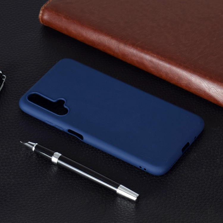 

For Huawei Honor 20 Candy Color TPU Case(Blue)