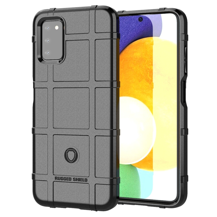 

For Samsung Galaxy A03s Full Coverage Shockproof TPU Case(Black)