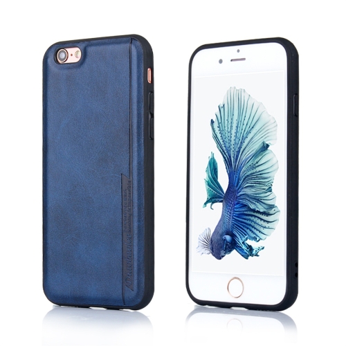 

For iPhone 6 / 6s Diaobaolee Shockproof PU + TPU Protective Case(Blue)