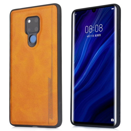 

For Huawei Mate 20 X 5G Diaobaolee Shockproof PU + TPU Protective Case(Yellow)