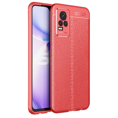 

For vivo Y73 5G Litchi Texture TPU Shockproof Case (Red)