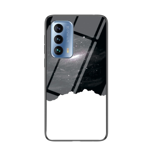 

For Meizu 18 Starry Sky Painted Tempered Glass TPU Shockproof Protective Case(Universe Starry Sky)