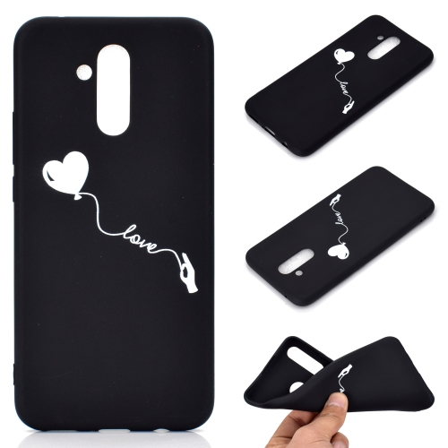 

For Huawei Mate 20 Lite Shockproof Stick Figure Pattern Soft TPU Protective Case(Love Balloon)
