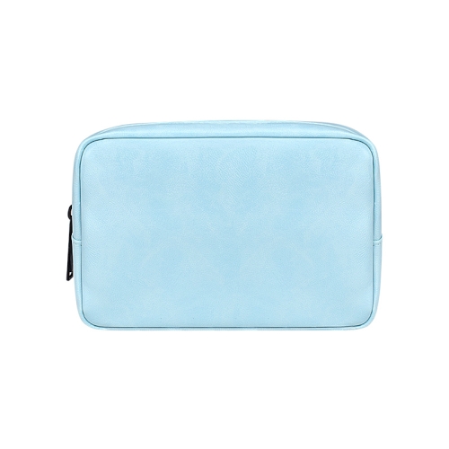 

DY03 Portable Digital Accessory Leather Bag(Sky Blue)