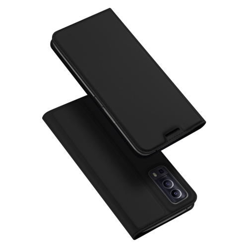 

For vivo Y72 5G DUX DUCIS Skin Pro Series Horizontal Flip PU + TPU Leather Case, with Holder & Card Slots(Black)