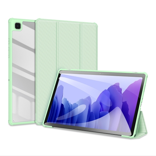 

For Samsung Galaxy Tab A7 10.4 2020 SM-T500 / SM-T505 DUX DUCIS TOBY Series Shockproof PU Leather + PC + TPU Horizontal Flip Case with Holder & Pen Slot & Sleep / Wake-up Function(Green)