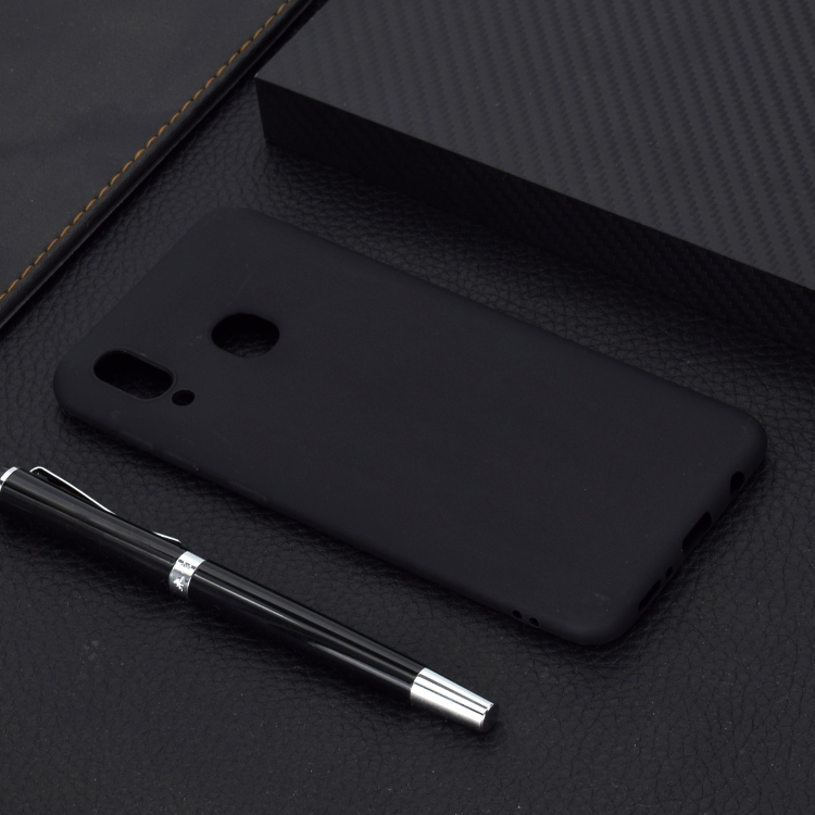

For Galaxy A30 Candy Color TPU Case(Black)