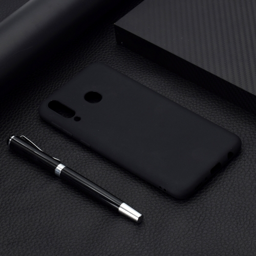 

For Galaxy A40 Candy Color TPU Case(Black)