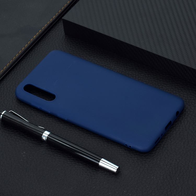 

For Galaxy A50 Candy Color TPU Case(Blue)