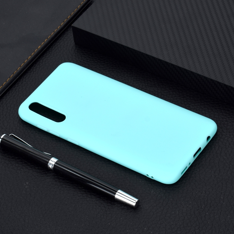 

For Galaxy A50 Candy Color TPU Case(Green)