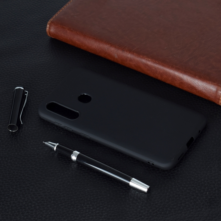 

For Galaxy A60 Candy Color TPU Case(Black)