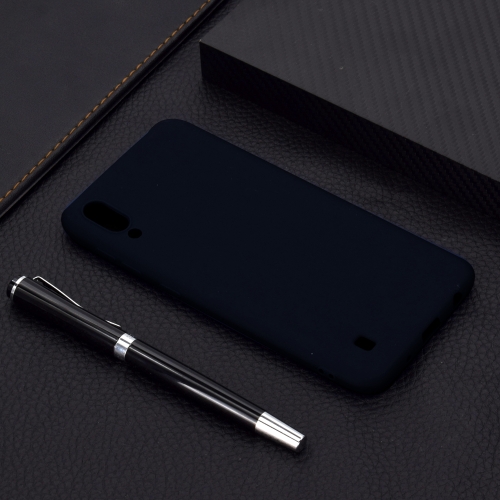 

For Galaxy M10 Candy Color TPU Case(Black)