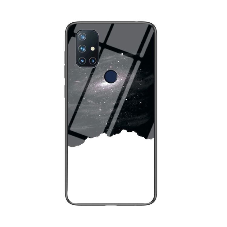 

For OnePlus N10 5G Starry Sky Painted Tempered Glass TPU Shockproof Protective Case(Cosmic Starry Sky)