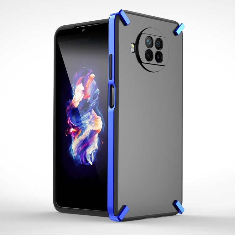 

For Xiaomi Redmi Note 9 Pro 5G CN Version GKK X-Four PC+TPU Shockproof Protective Case(Blue)