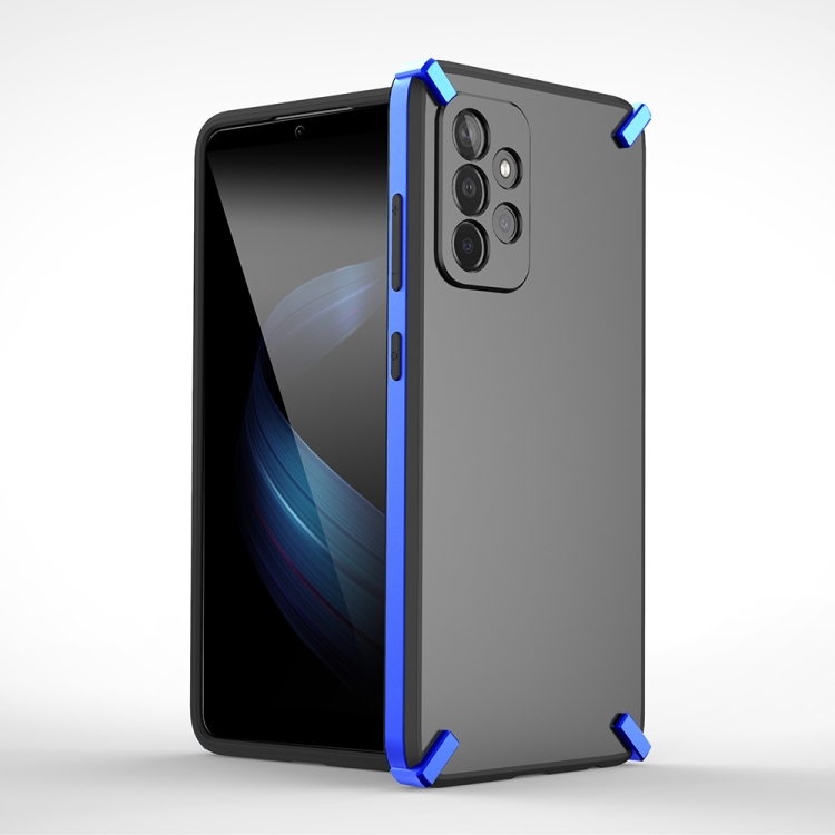 

For Samsung Galaxy A72 4G / 5G GKK X-Four PC+TPU Shockproof Protective Case(Blue)