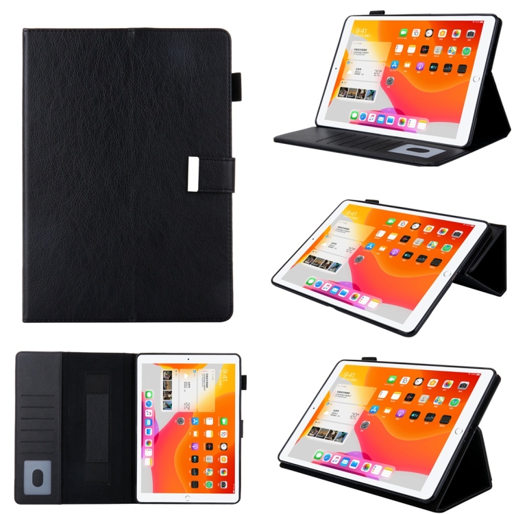 

For iPad mini 1 / 2 / 3 / 4 / 5 Business Style Horizontal Flip Leather Case with Holder & Card Slot & Photo Frame & Wallet & Hand Strap & Sleep / Wake-up Function(Black)