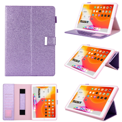 

For iPad mini 1 / 2 / 3 / 4 / 5 Business Style Horizontal Flip Leather Case with Holder & Card Slot & Photo Frame & Wallet & Hand Strap & Sleep / Wake-up Function(Purple)