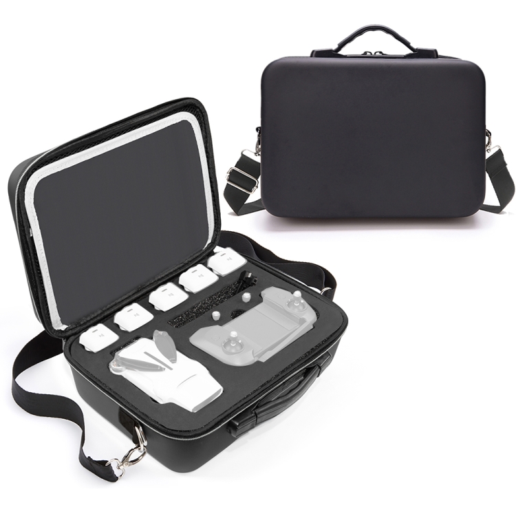 

Portable Single Shoulder Storage Travel Carrying Cover Case Box with Baffle Separator for FIMI X8 mini(Black + Black Liner)