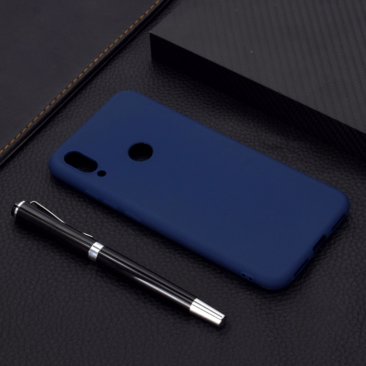 

For Xiaomi Redmi Note 7 Candy Color TPU Case(Blue)
