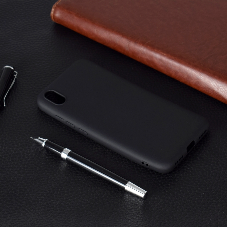 

For Xiaomi Redmi 7A Candy Color TPU Case(Black)