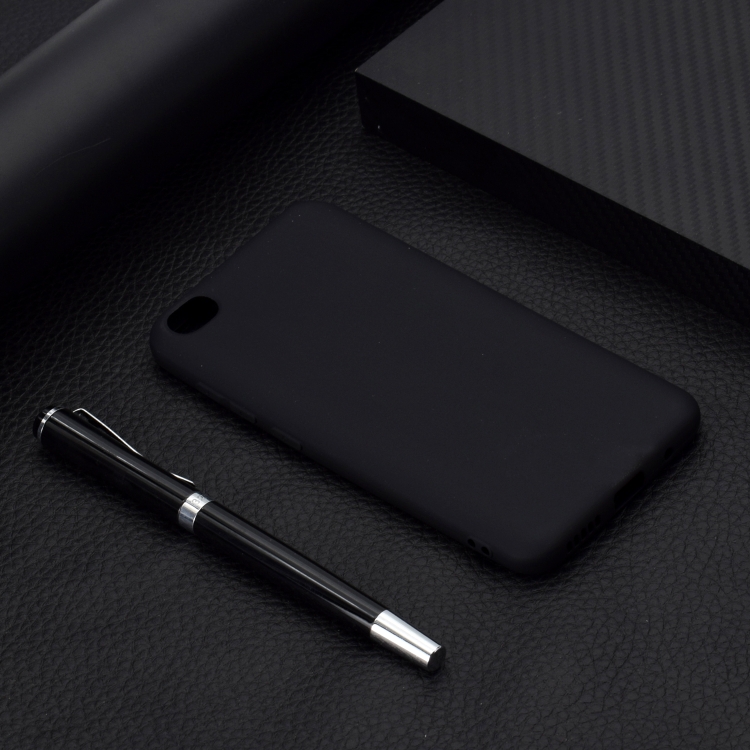 

For Xiaomi Redmi Go Candy Color TPU Case(Black)