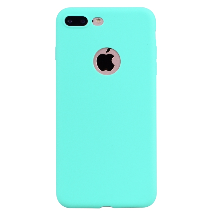 

For iPhone 8 Plus / 7 Plus Candy Color TPU Case(Green)