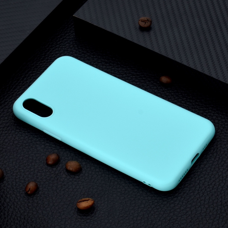 

For iPhone XS / X Candy Color TPU Case(Green)