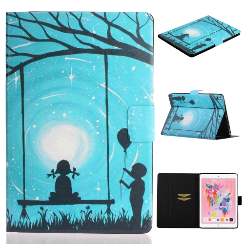 

For Amazon Fire HD 10 (2021) Voltage Texture Coloured Drawing Horizontal Flip Leather Case with Holder & Card Slot & Sleep / Wake-up Function(Lovers)