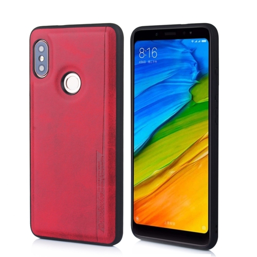 

For Xiaomi Redmi Note 5 Diaobaolee Shockproof PU + TPU Protective Case(Red)