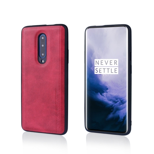 

For OnePlus 7 Pro Diaobaolee Shockproof PU + TPU Protective Case(Red)