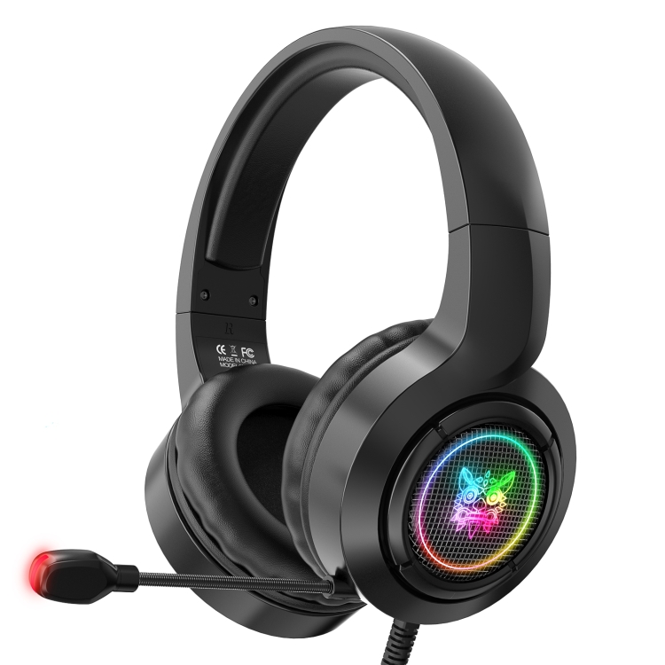 

ONIKUMA X1 USB + 3.5mm Interface Wired RGB Luminous Computer Gaming Headset, Cable Length: 2m(Black)