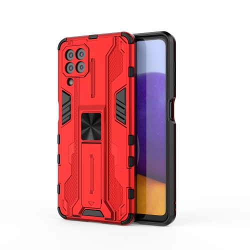 

For Samsung Galaxy A22 4G Supersonic PC + TPU Shock-proof Protective Case with Holder(Red)