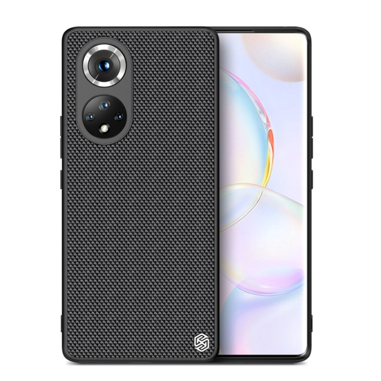 

For Honor 50 Pro NILLKIN 3D Textured Nylon Fiber TPU Case(Black)