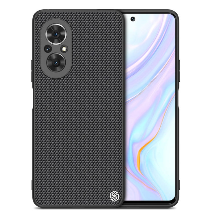 

For Honor 50 SE NILLKIN 3D Textured Nylon Fiber TPU Case(Black)