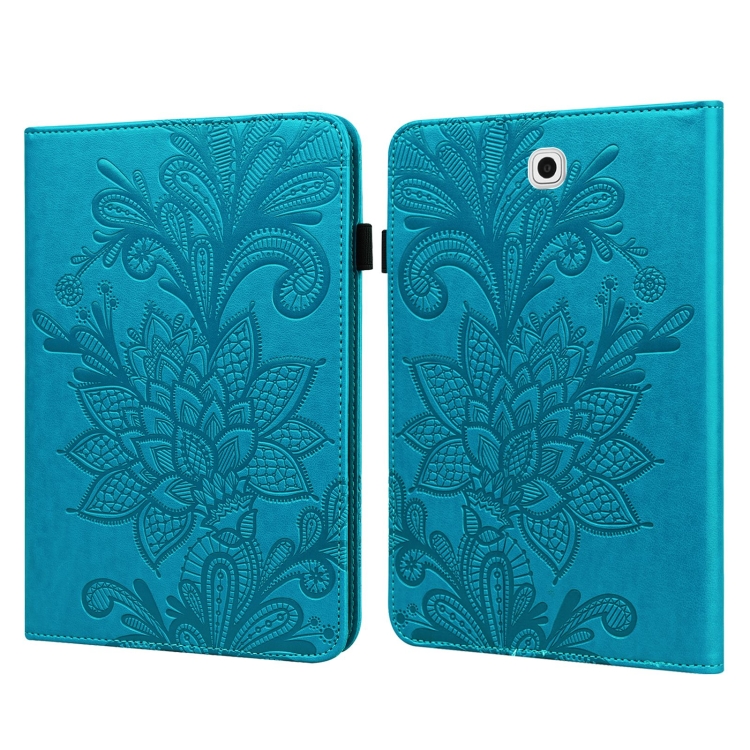 For Samsung Galaxy Tab S2 9.7 T810/T815 Lace Flower Embossing Pattern Horizontal Flip Leather Case with Holder & Card Slots & Wallet & Photo Frame(Blue)
For Samsung Galaxy Tab S2 9.7 T810/T815 Lace Flower Embossing Pattern Horizontal Flip Leather Case with Holder & Card Slots & Wallet & Photo Frame(Blue)