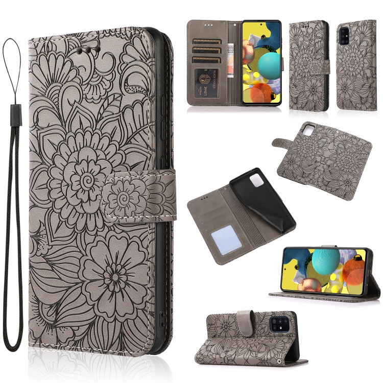 For Samsung Galaxy A51 Skin Feel Embossed Sunflower Horizontal Flip Leather Case with Holder & Card Slots & Wallet & Lanyard(Gray)
For Samsung Galaxy A51 Skin Feel Embossed Sunflower Horizontal Flip Leather Case with Holder & Card Slots & Wallet & Lanyard(Gray)