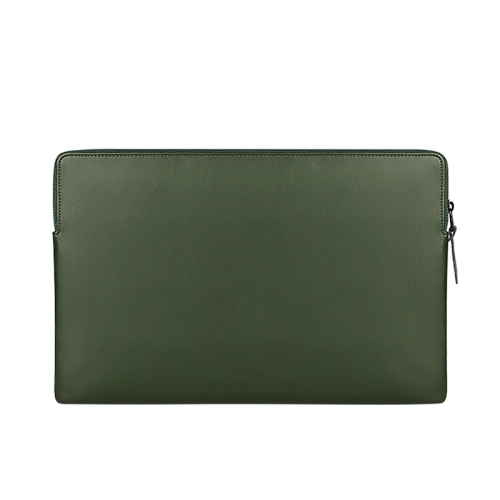 

ND09 Laptop Thin and Light PU Liner Bag, Size:14.1-15.4 inch(ArmyGreen)
