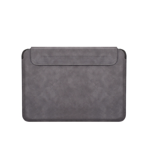 

PU03 Lightweight Sheepskin Notebook Liner Bag, Size:14.1-15.4 inch(Deep Space Gray)