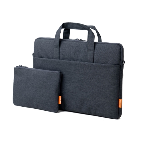 

POFOKO A530 Series Portable Laptop Bag with Small Bag & Removable Strap, Size:14-15.4 inch(Dark Gray)