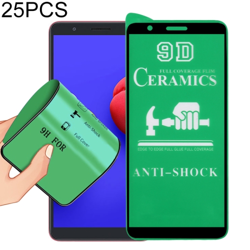 

For Samsung Galaxy A01 Core 25 PCS 9D Full Screen Full Glue Ceramic Film