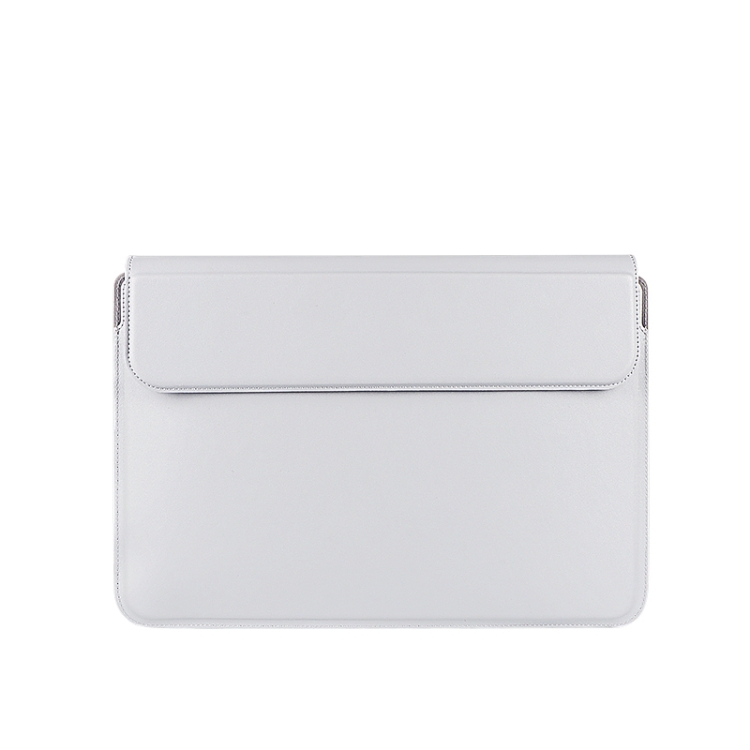 

PU08 Multifunctional Notebook PU Liner Bag, Size:14.1-15.4 inch(Silver Gray)
