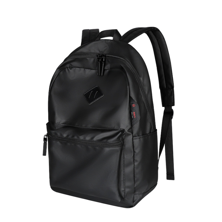 

SJ03 13-15.6 inch Universal Large-capacity Laptop Backpack with USB Charging Port & Headphone Port(Black)