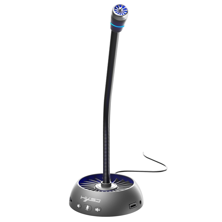 

HXSJ F15 USB Anti-interference Matrix Noise Reduction Microphone(Black)