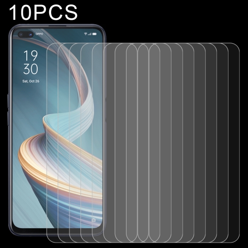 

For OPPO Reno4 Z 5G 10 PCS 0.26mm 9H 2.5D Tempered Glass Film