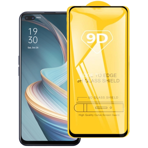 

For OPPO Reno4 Z 5G 9D Full Glue Full Screen Tempered Glass Film