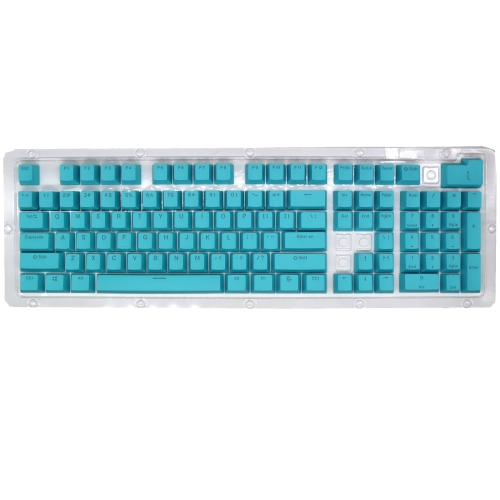 

HXSJ P9 104 Keys PBT Color Mechanical Keyboard Keycaps(Lake Blue)