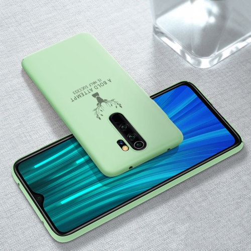 

For Xiaomi Redmi Note 8 Pro Elk Pattern Ultra-thin Soft TPU Full Coverage Protective Case(Matcha Green)