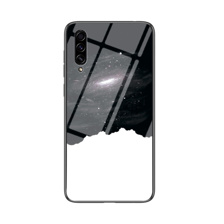 

For Samsung Galaxy A50s / A30s Starry Sky Painted Tempered Glass TPU Shockproof Protective Case(Cosmic Starry Sky)