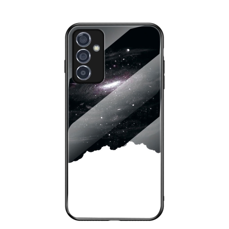 

For Samsung Galaxy A82 Starry Sky Painted Tempered Glass TPU Shockproof Protective Case(Cosmic Starry Sky)