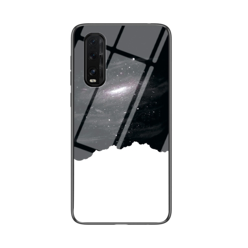 

For OPPO Find X2 Starry Sky Painted Tempered Glass TPU Shockproof Protective Case(Cosmic Starry Sky)
